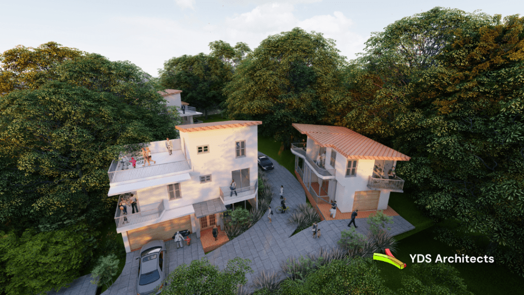 4-unit condo complex using SB 330 in Pomona by Yifu Design Studio - YDS Architects