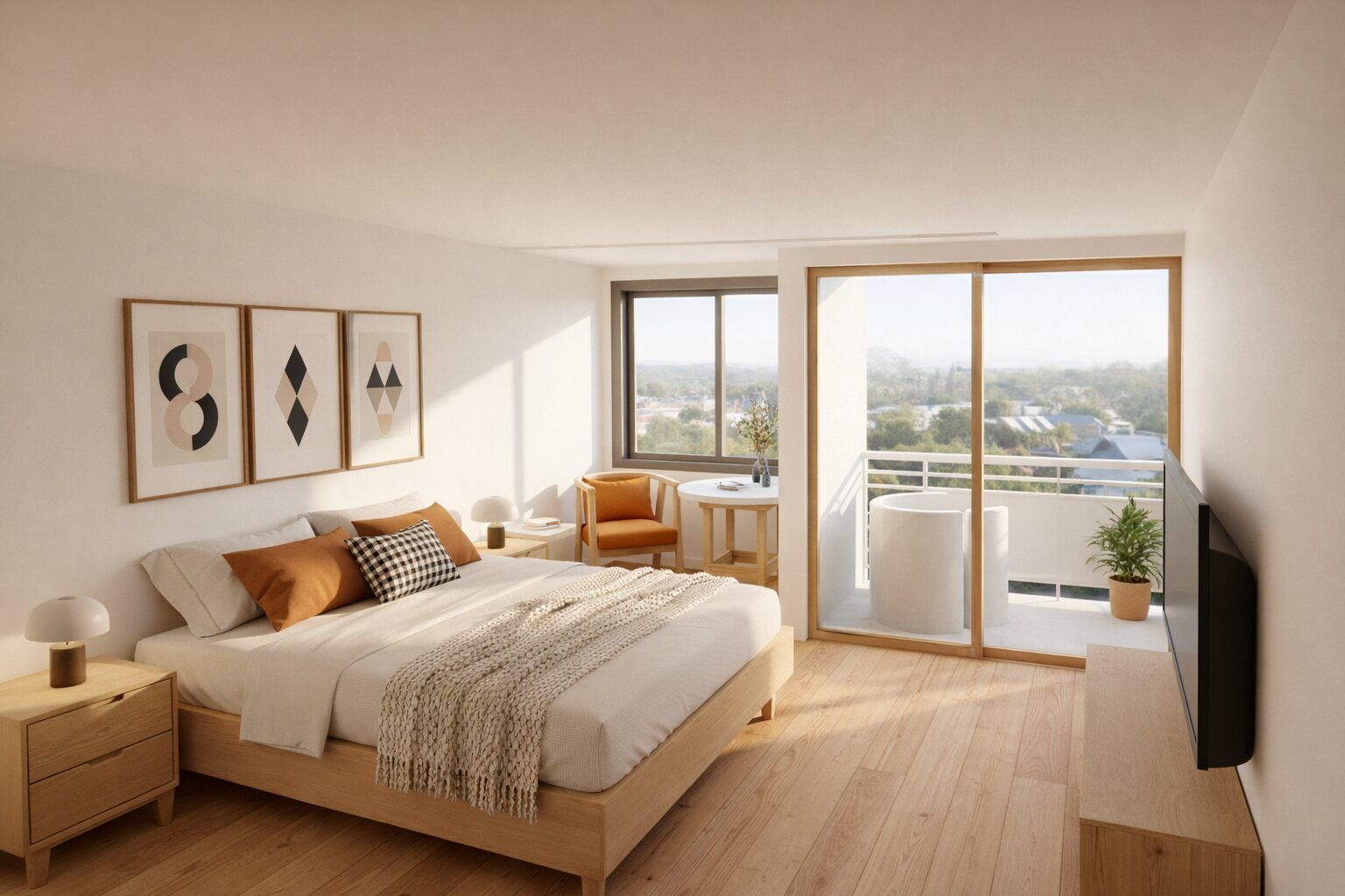 Mariposa Complex homes and roof gardens, Altadena