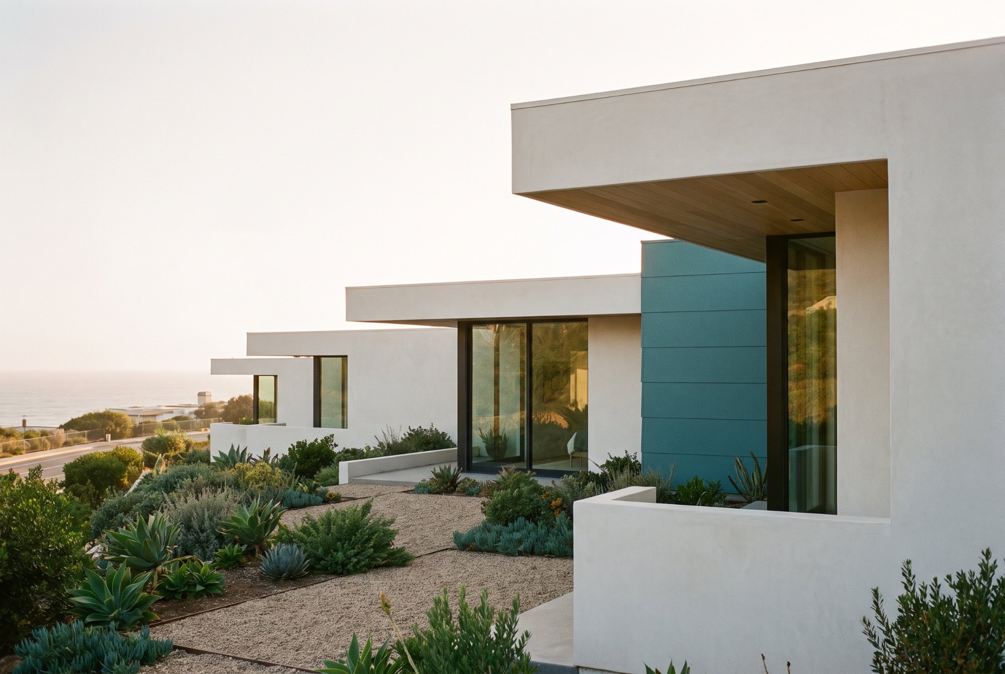 Hillside home rebuilt in the Pacific Palisades, YDS concept rendering